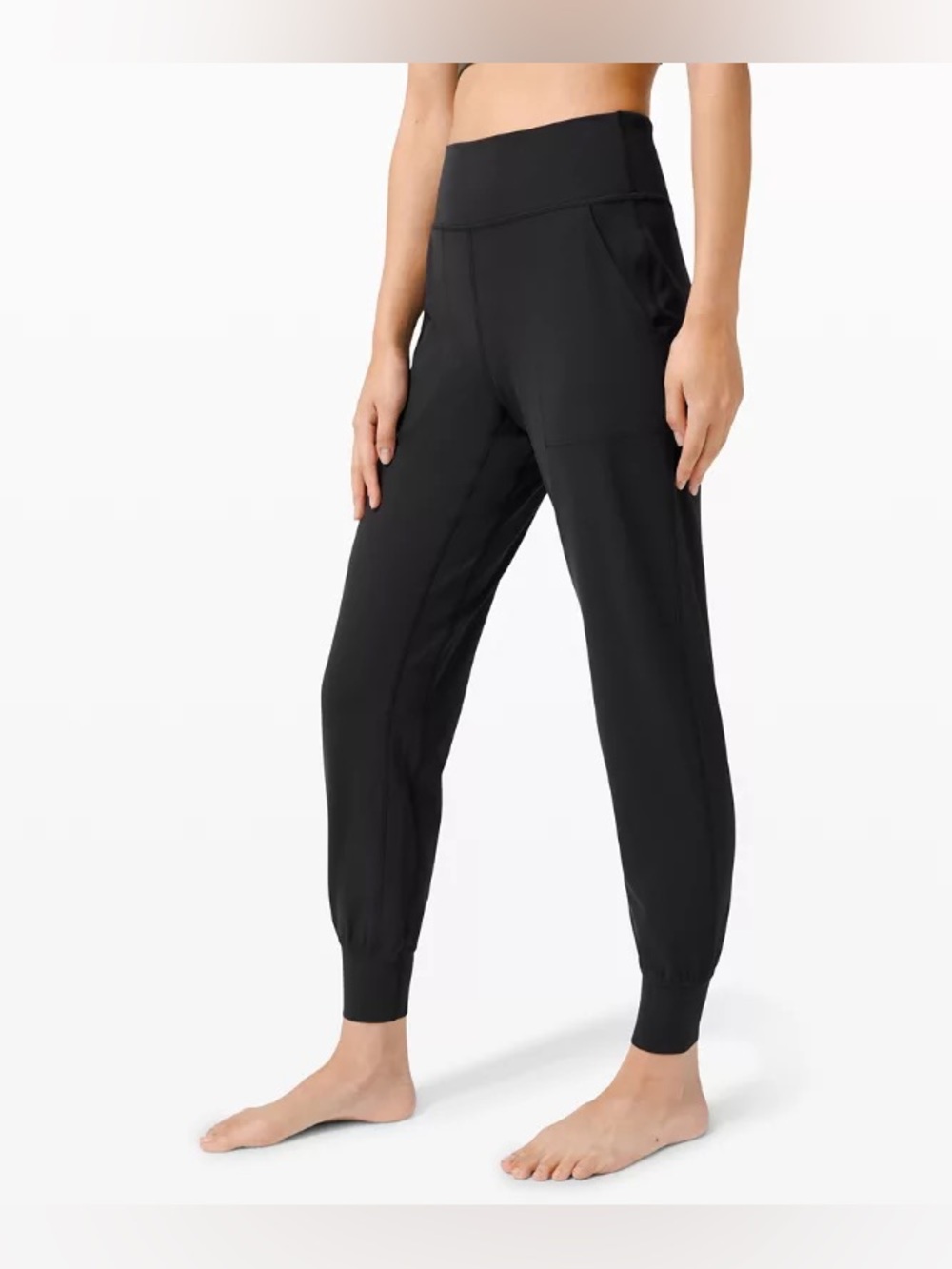 High-Rise Haven Well Within Black Women's Jogger Pants size medium NWT